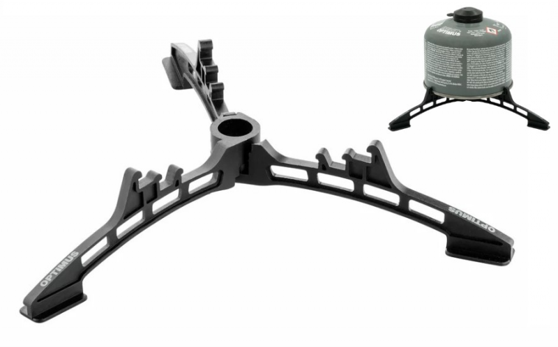 Švedija Optimus Canister Stand juodas kojelės dujų balionui