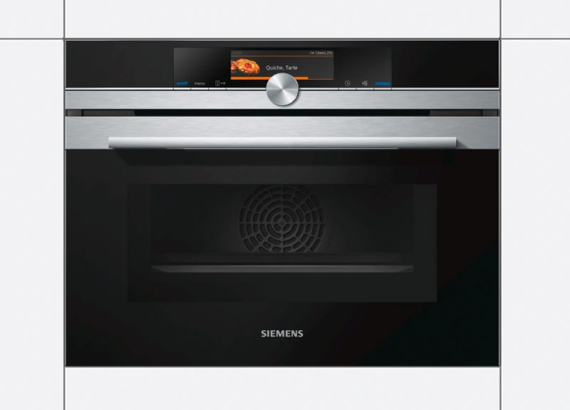 Mikrobangų krosnelė Orkaitė su mikrobangų funkcija SIEMENS CM678G4S1