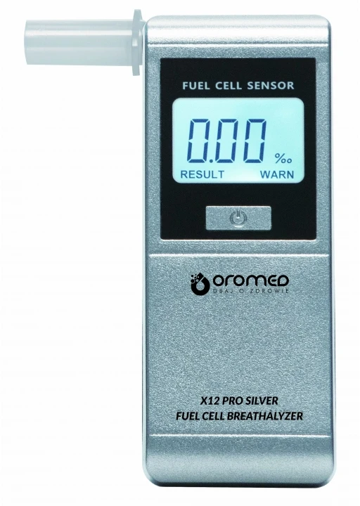 Alkotesteris Oromed X12 PRO, Sidabrinis