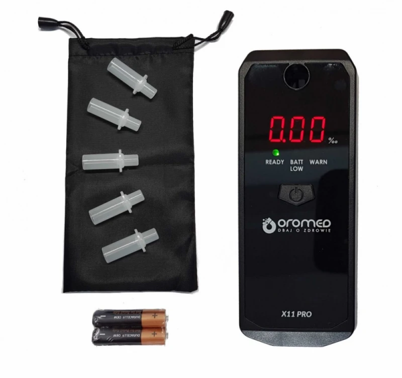 Alkotesteris Oromed X11 PRO, Juodas