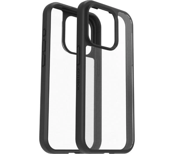 Telefono Dėklas - OtterBox React iPhone 15 Pro Juodas/Skaidrus