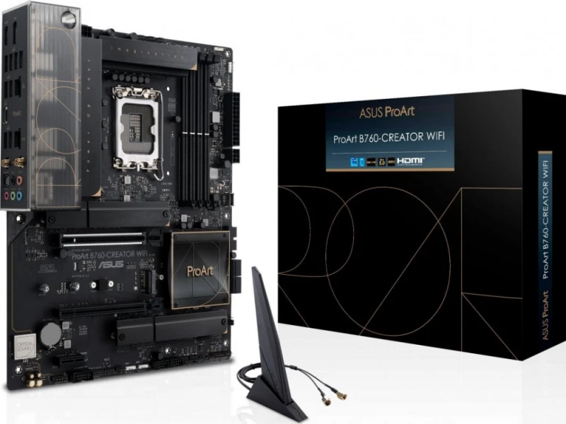 Pagrindinė plokštė ASUS PROART B760-CREATOR WIFI, LGA 1700