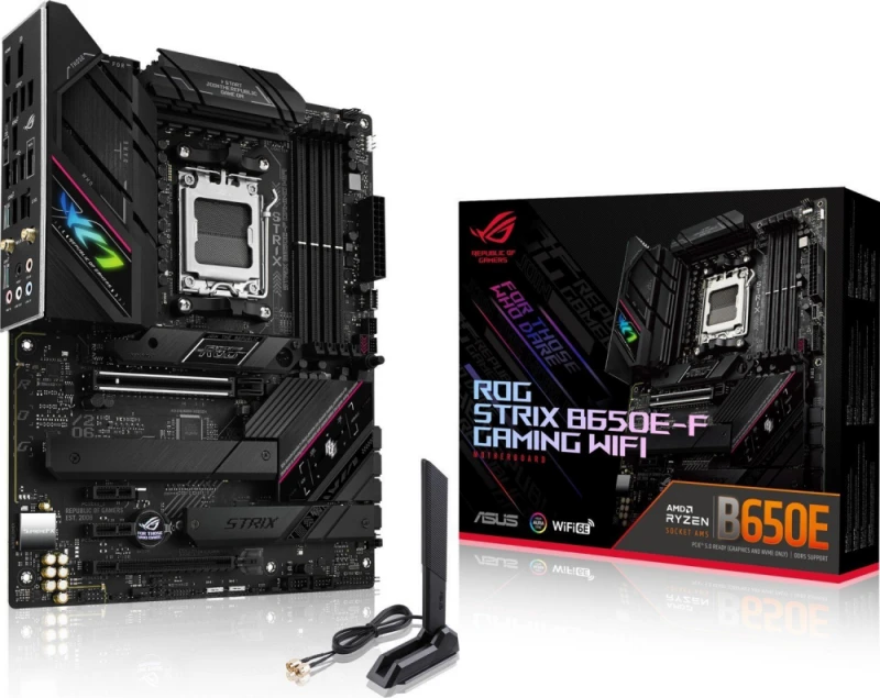 Pagrindinė plokštė ASUS AMD B650/SAM5/ATX/Memory DDR5/Atminties lizdai 4/2xPCI-Express 4.0 1x/1xPCI-Express 4.0 16x/1xPCI-Express 5.0 16x/3xM.2/1xHDMI/1xDisplayPort/4xUSB 2.0/6xUSB 3.2/2xUSB-C/1xRJ45/5xAudio port