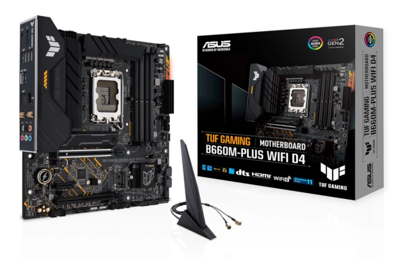 Pagrindinė plokštė Asus TUF GAMING B660M-PLUS WIFI