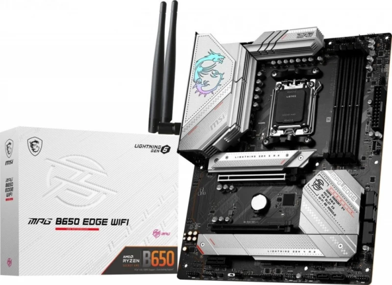 Pagrindinė plokštė MSI AMD B650/AM5/ATX/Memory DDR5/Atminties lizdai 4/1xPCI-Express 1x/1xPCI-Express 16x/3xM.2/1xHDMI/1xDisplayPort/2xUSB 2.0/7xUSB 3.2/1xUSB-C/1xOptical S/PDIF/1xRJ45/5xAudio port