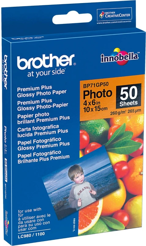Brother A6 spausdintuvo fotopopierius (BP71GP50)