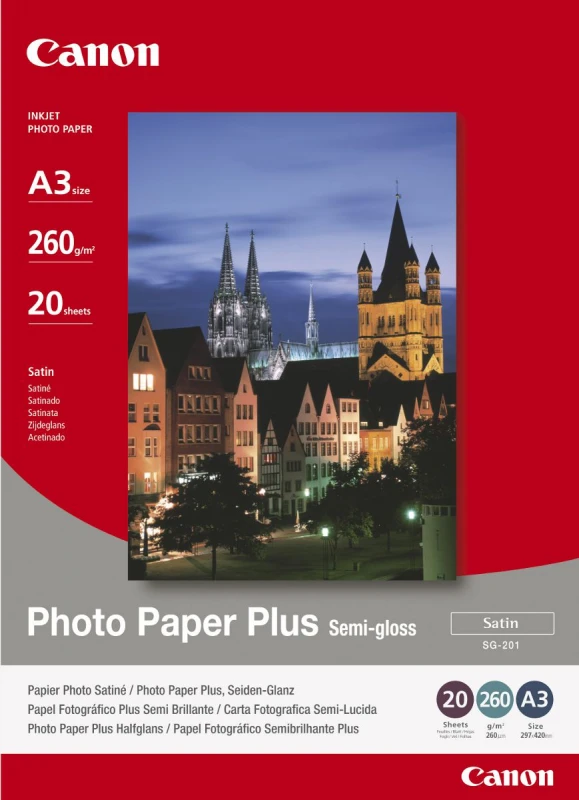 Canon SG-201 A3 Popierinis fotopopierius pusiau blizgus 20sh fotopopierius