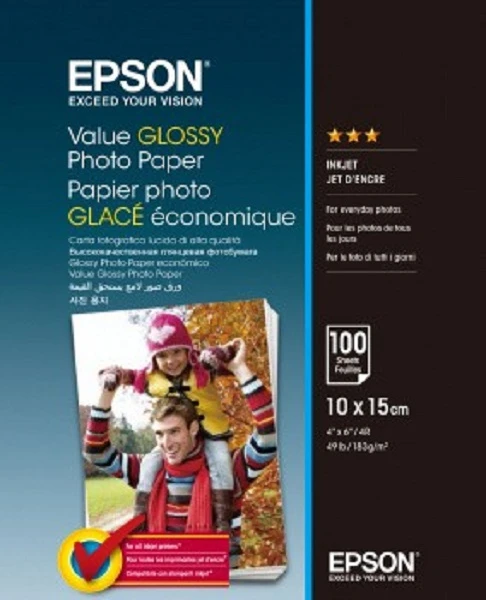 Epson Value Glossy Photo Paper fotopopierius Blizgus