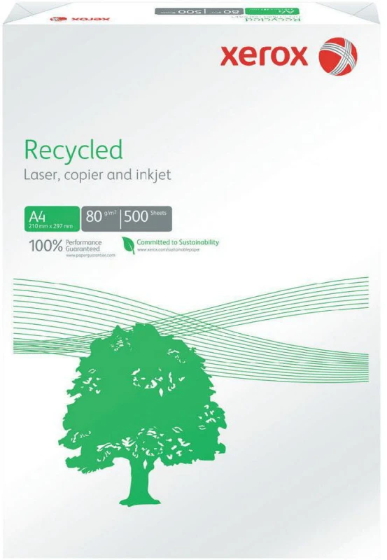 Xerox Recycled Paper A4, Baltas kopijavimo popierius