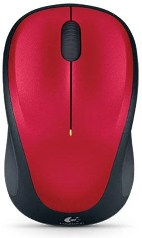 Optinė belaidė pelė Logitech M235, raudona, 910-002496