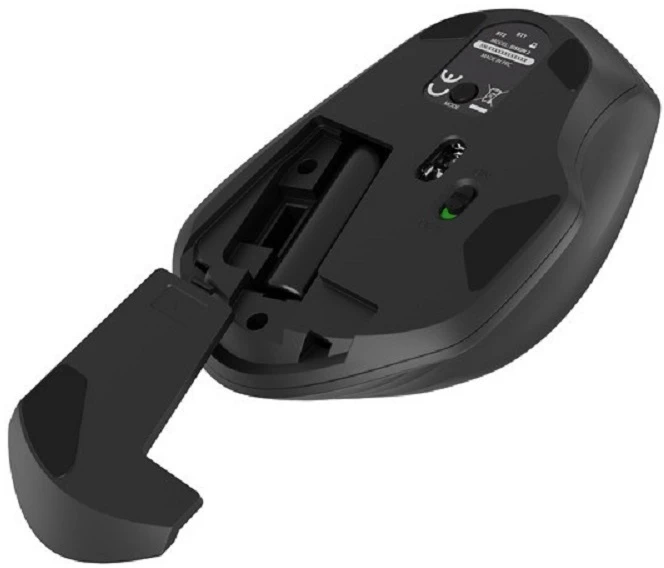 NATEC Belaidė pelė Siskin 2 1600DPI Bluetooth 5.0 + 2.4Ghz juodas