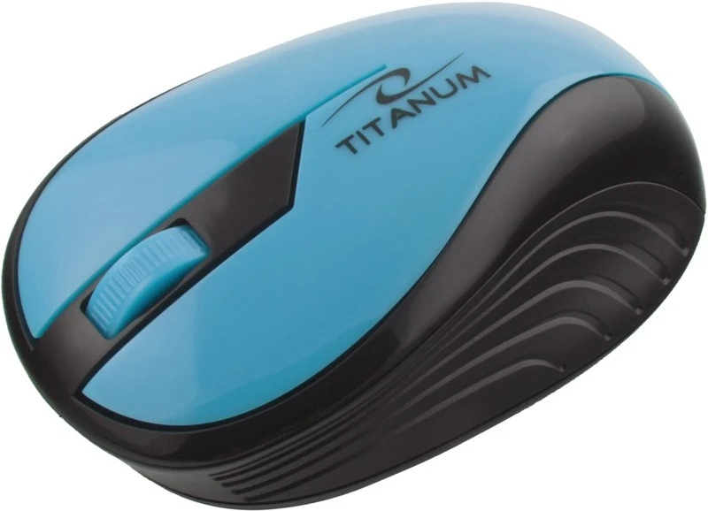 TITANUM Optinė belaidė pelė TM114T RAINBOW TURQUOISE