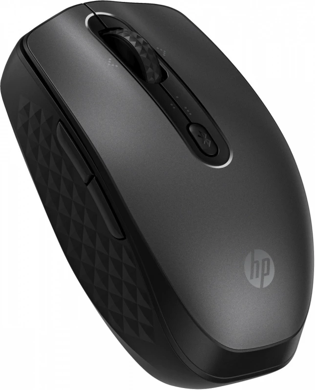 HP 695 Wireless Bluetooth Pelė – belaidis Qi-įkrovimas, programuojamas, 4 krypčių slinkimas – Juodas