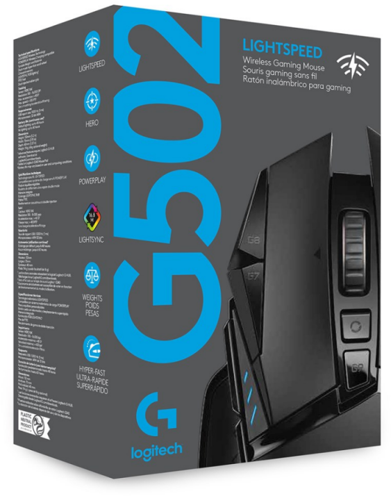 LOGITECH G502 LIGHTSPEED Belaidė pelė žaidimams - EWR2