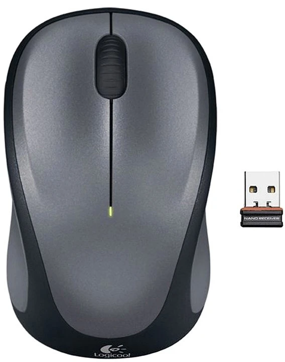 Belaidė pelė Logitech M235, Pilka