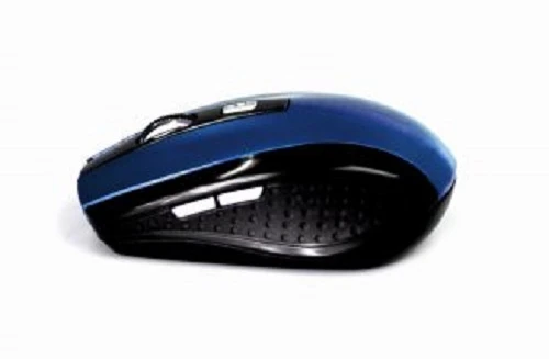 Belaidė optinė ergonomiška pelė Media-Tech RATON PRO MT1113B, tinka kairiarankiams ir dešiniarankiams, Nano USB adapteris, 1600DPI, mėlyna