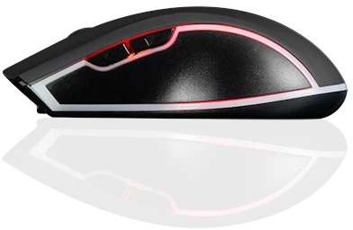 MODECOM MC-WRM1 belaidė pelė, juoda