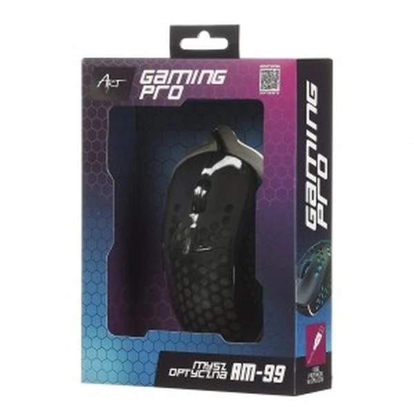 ART optinė pelė for gamers 6400DPI USB RGB AM-99 ultra light
