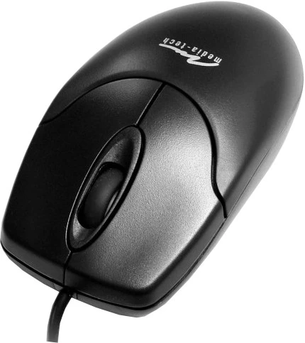 Optinė pelė su laidu Media-Tech MT1075K-PS2, Juodos spalvos