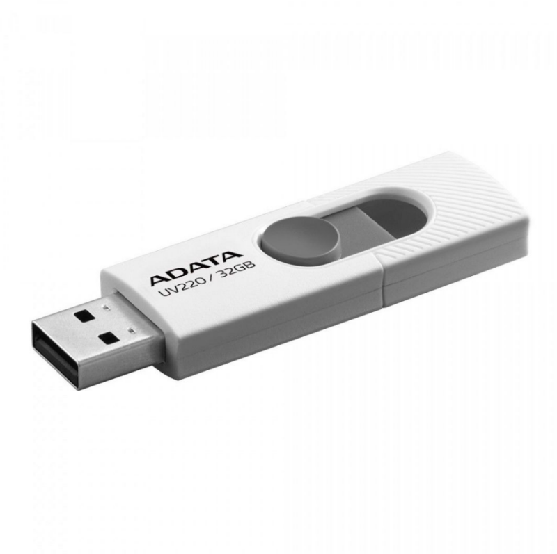 ADATA | UV220 | 32 GB | USB A tipo | Balta/Pilka