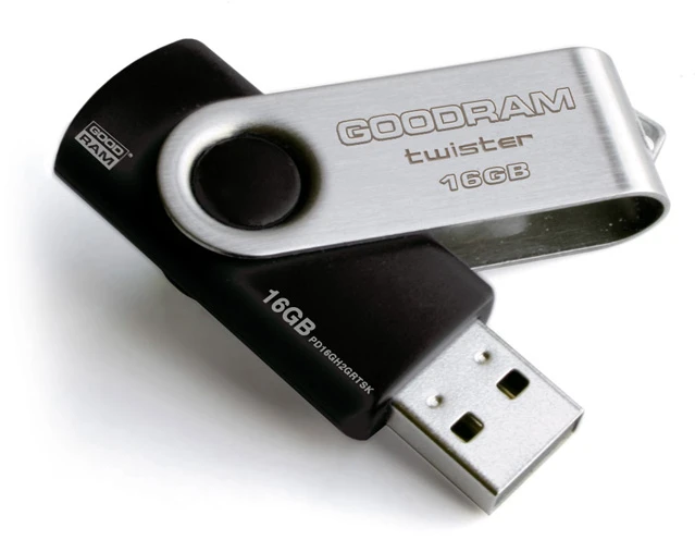 GOODRAM UTS2-0160K0R11 GOODRAM memory USB UTS2 16GB USB 2.0 Juodas