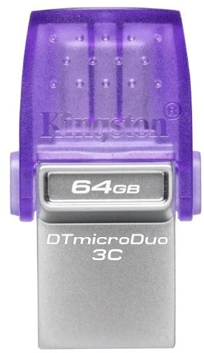 USB laikmena Kingston DataTraveler microDuo 3C, 64 GB, USB Type-A / USB Type-C