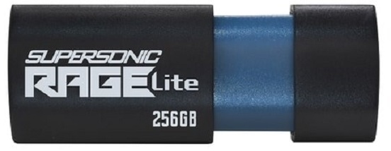 USB Atmintinė - Patriot Rage Lite 512GB 120MB/s Ištraukiama Juoda