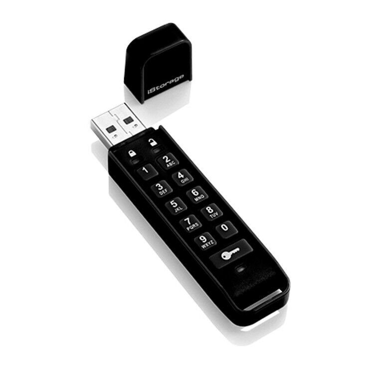 Pendrive iStorage datAshur Personal, 16 GB (IS-FL-DAP3-B-16)