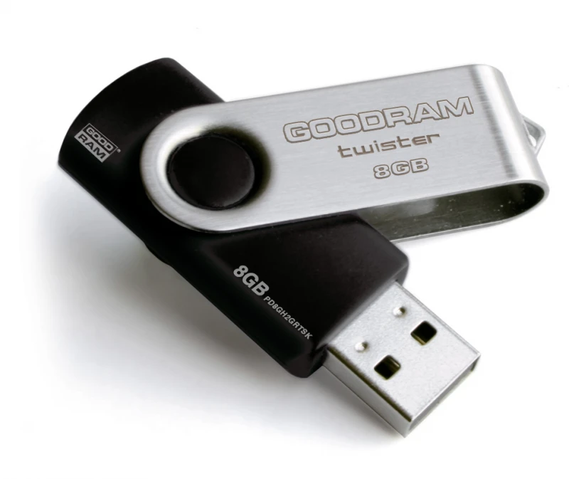 GOODRAM UTS2-0080K0R11 GOODRAM memory USB UTS2 8GB USB 2.0 Juodas
