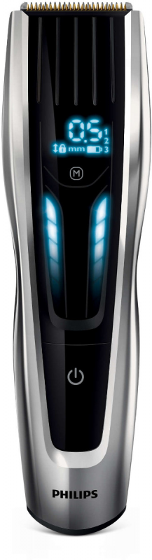 „Philips“ serijos 9000 plaukų kirpimo mašinėlė HC9450/15, titano peiliukai, 400 ilgio nustatymų, 120 min. veikia be laido / 1 val. įkrovimas