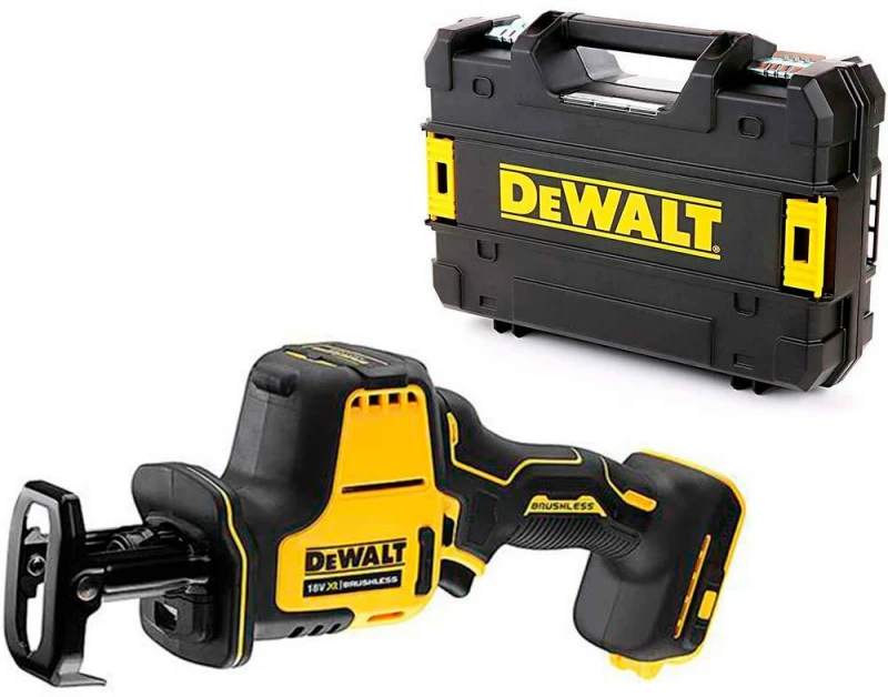 DeWalt DCS369NT siaurapjūklis su lagaminu