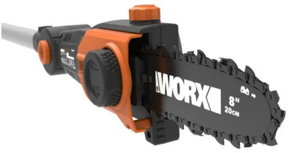 Grandininis pjūklas Aukštapjovė Worx WG349E.9; 20 V (be akumuliatoriaus ir pakrovėjo)