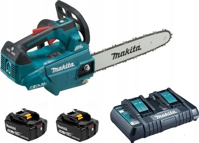 MAKITA grandininis pjūklas 2x18V DUC306PT2B 30cm 2x5,0Ah