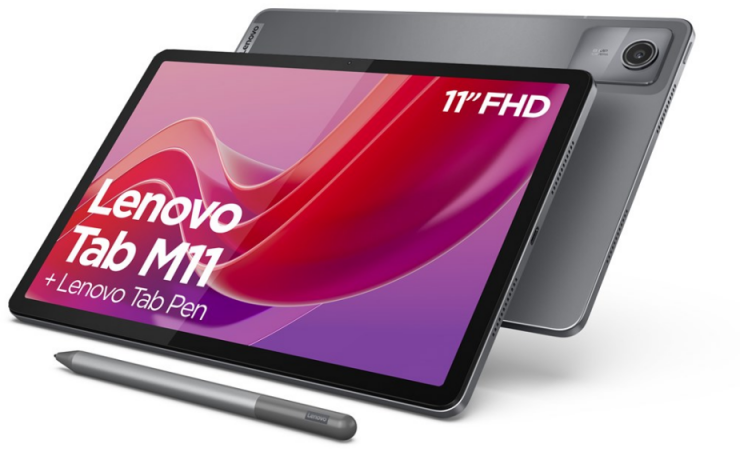 Planšetinis kompiuteris Lenovo Tab M11 4GB RAM/ 128GB/ Pilkos spalvos (Luna Grey) + Lenovo® Tab Pen