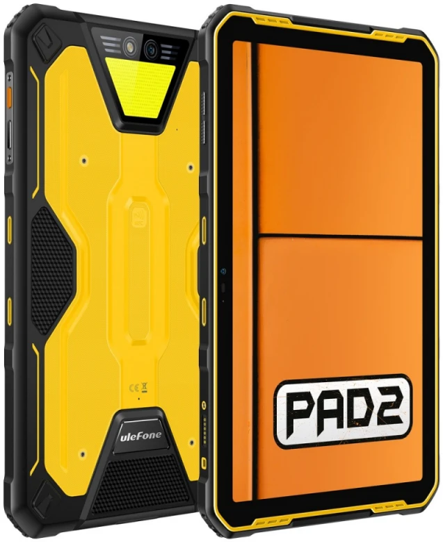 Planšetė Planšetinis Kompiuteris - Ulefone Armor Pad 2 11" 8GB RAM 256GB LTE 48MP Juodas/Geltonas