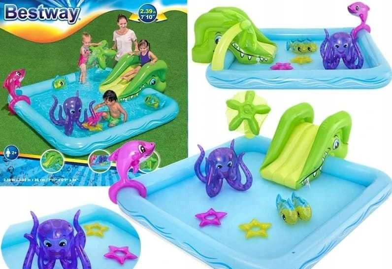 BESTWAY baseinas Fantastiškas akvariumas 239cm x 206cm x 86cm, 53052B