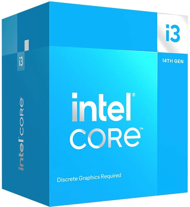 INTEL Core i3-14100F 3,5 GHz LGA1700 12M talpyklos dėžutės procesorius