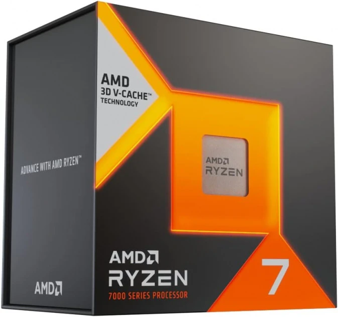 Procesorius AMD Ryzen 7 7800X3D, 4200 MHz, 8 branduoliai, 96 MB, SAM5, 120 W, 100-100000910WOF