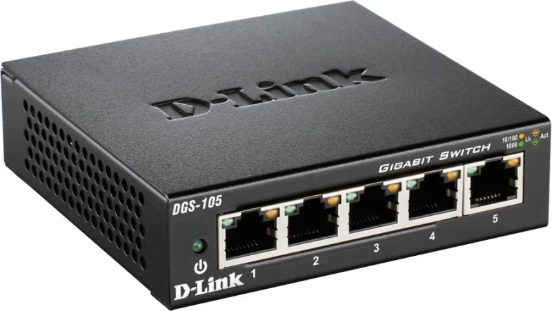 Šakotuvas D-Link DLINK DGS-105/E 5 prievadų Gigabit jungiklis