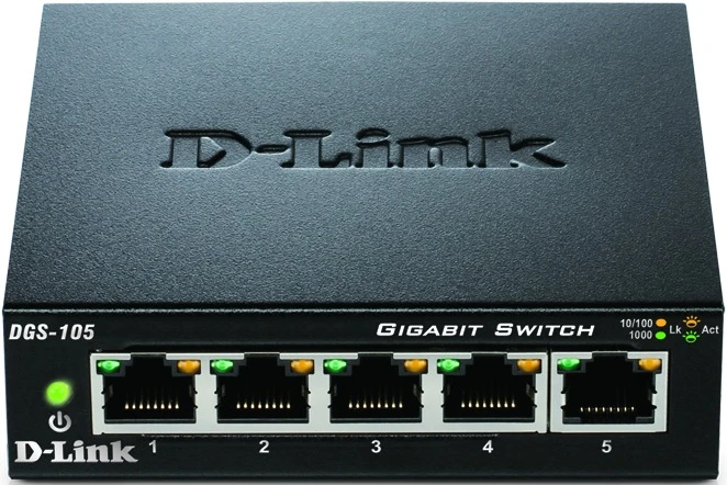 Šakotuvas D-Link DLINK DGS-105/E 5 prievadų Gigabit jungiklis