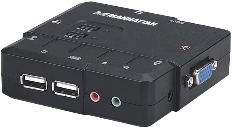 Manhattan KVM Switch 2/1 USB (su garsu)