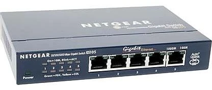 Šakotuvas Netatmo Netgear Switch GS105GE Nevaldomas, Stalinis kompiuteris, 1 Gbps (RJ-45) jungtys kiekis 5, Maitinimo tipas Išorinis