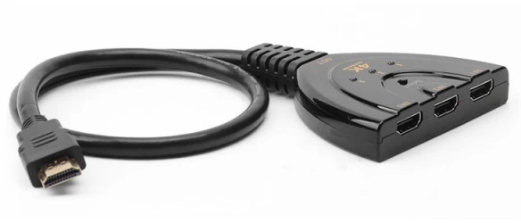 TECHLY Switch HDMI 3x1 Pigtail 4K