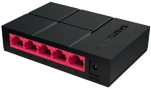 Šakotuvas TP-Link „Mercusys“ | Komutatorius | MS105G | Nevaldomas | Stalinis | Maitinimo šaltinio tipas: Išorinis