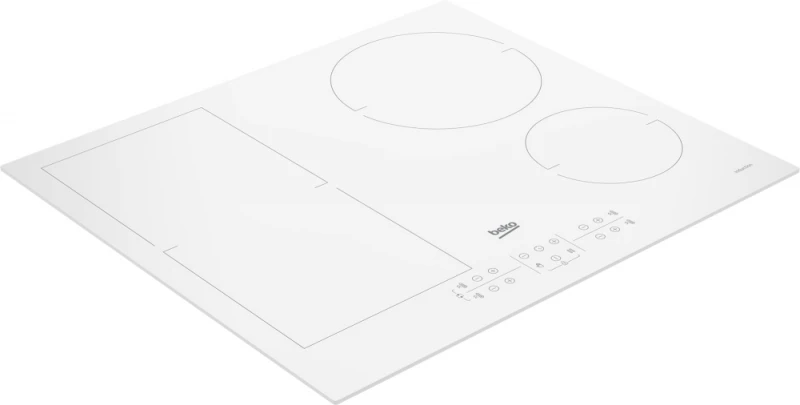 Kaitlentė Indukcinė Viryklė - Beko Įmontuojama 60 Cm, Balta 4 Zonų