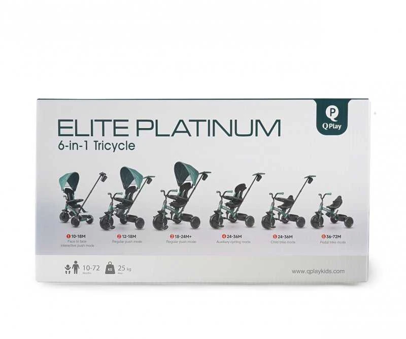 Triratukas Qplay Elite Platinum, Žalias