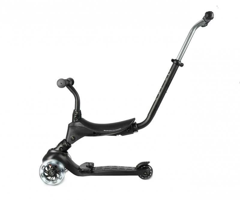 MILLY MALLY 5690 Qplay Sema Pro 3in1 Paspirtukas juodas