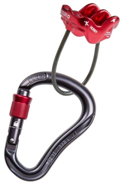 Ocun Belay rinkinys (puodelis) Ocun Eagle Screw Hurry raudona