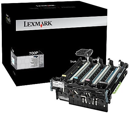 Lexmark 70C0P00 Photoconductor, Juodas, Cyan, Magenta, Geltona, 40000 pages