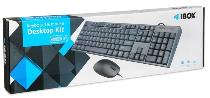 IBOX IKMS606W I-BOX WIRELESS DESKTOP PRO KIT Klaviatūra ir pelė